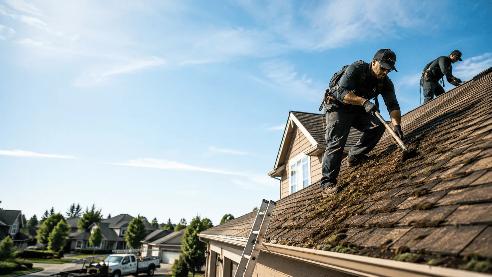 Roof Moss Removal in Chappell Hill, TX near me